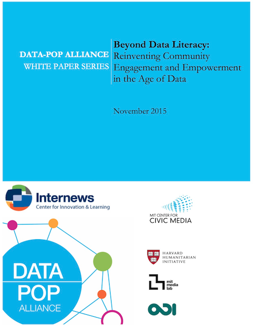 Beyond Data Literacy: Reinventing Community Engagement and Empowerment in the Age of Data