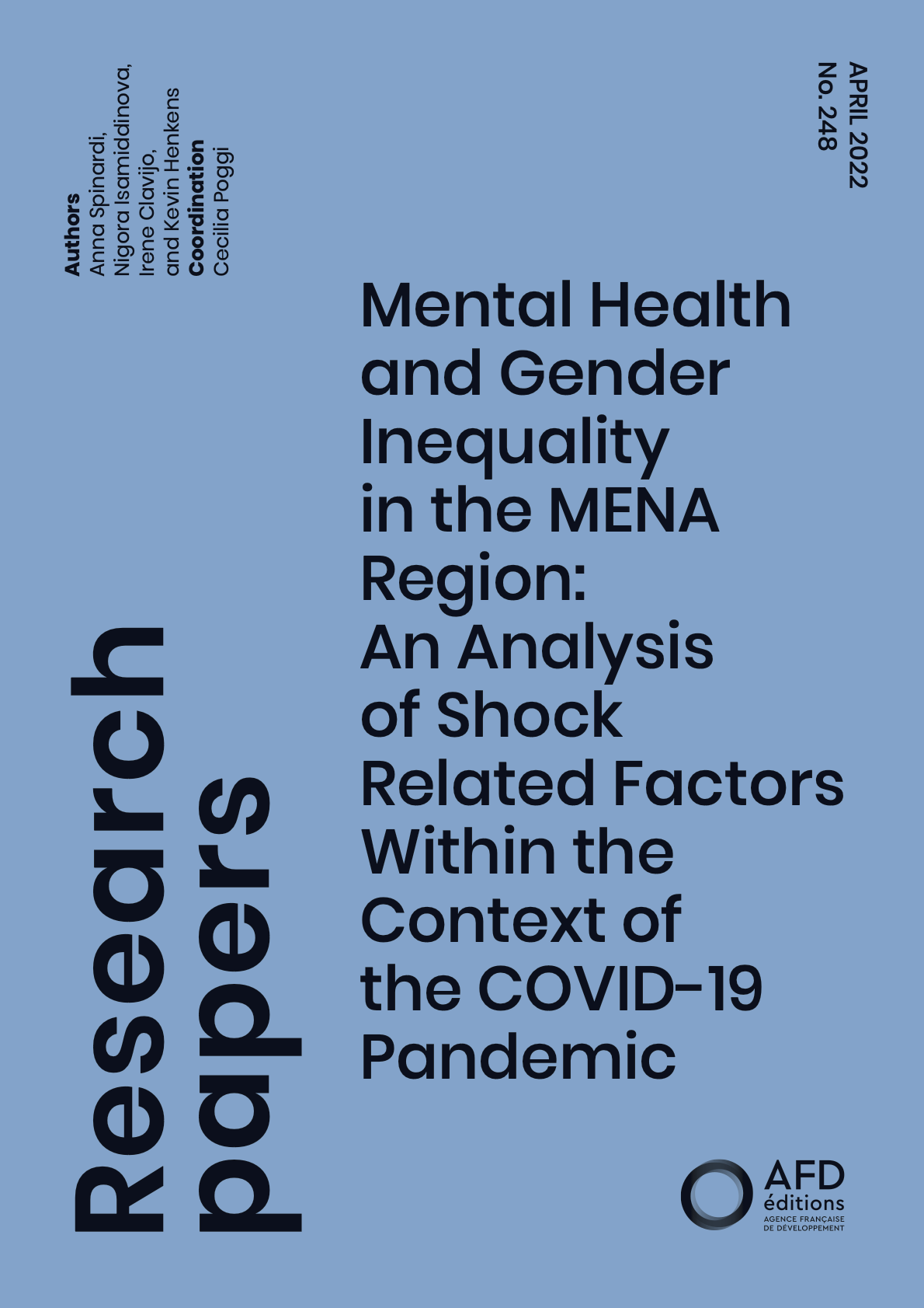 Mental Health and Gender Inequality in the MENA Region:  An Analysis of Shock Related Factors within the Context of the COVID-19 Pandemic